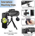 Orizizhic monocular telescope kit with all included accessories