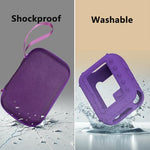 Durable EVA shockproof carrier accessory bundle with attached metal carabiner clip