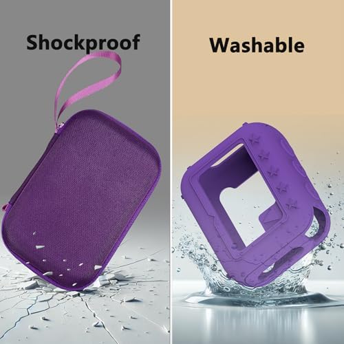 Durable EVA shockproof carrier accessory bundle with attached metal carabiner clip