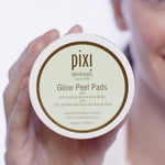 USA imported Pixi glow peel pads packaging details and ingredients list