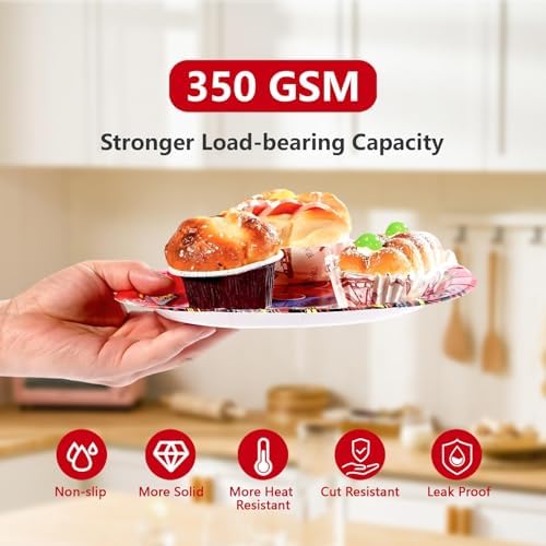 Close-up of the thick two-ply absorbent napkins and durable plastic forks included in the Grencian kit.
