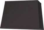 Aspen Creative 36121 Transitional Rectangle Hardback Shape Spider Construction Lamp Shade in Black, 14 1/2" wide, Top:(8" + 11") Bottom:(9 1/2" + 14 1/2") x Height: 10" - Image 9