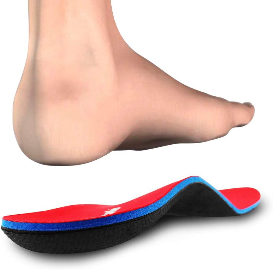 PCSsole orthotic arch support shoe insoles front view for flat feet