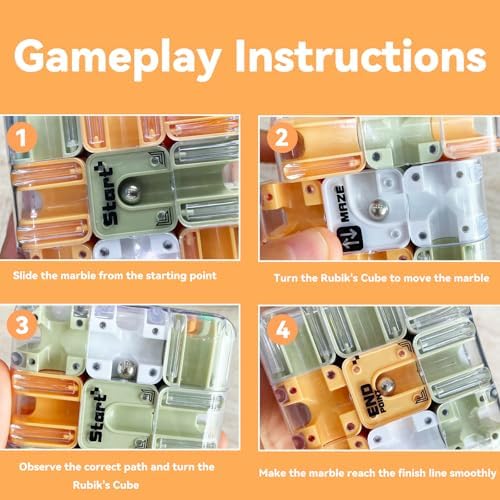 Close up of clear ABS plastic 3D maze cube construction