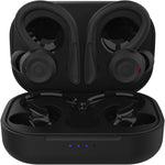 Loluka wireless earbuds front view in charging case
