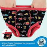 Back view of the reusable training underwear demonstrating the full coverage and quality stitching.