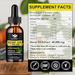 Wogorgt Hemp Oil Supplement Dropper Bottle Detail