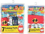 Unisex Disney potty training underwear pack with included progress tracking chart
