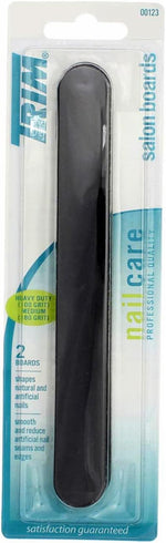 Trim black nail files dual grit surfaces