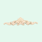 MUXSAM decorative rubber wood onlays flat back