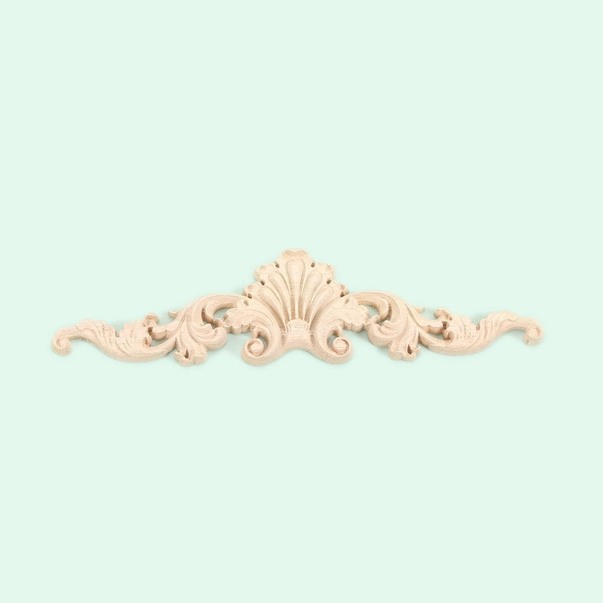 MUXSAM decorative rubber wood onlays flat back
