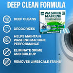 Washing machine tub cleaner tablets for deep cleaning residue removal.