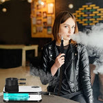 Get Funky Hookah Set - Book Style Base, Silicone Bowl, LED Light & Remote - Black - Image 6