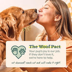 Woof LickMat green pet enrichment packaging
