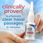 Results RNA immune boost nasal wash showing spray mechanism close up