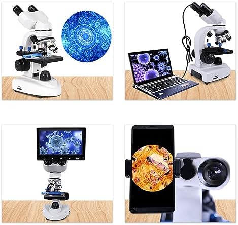 Dpofirs adult laboratory microscope with three hundred sixty degree rotating binocular head