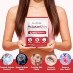 Vofank natural microalgae astaxanthin supplement facts label details