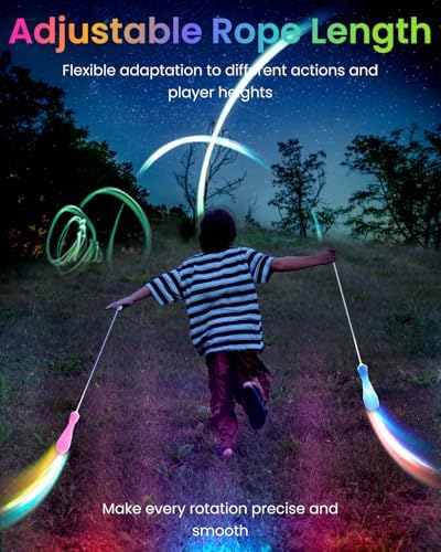 Poiloves LED Poi set with remote control and USB cable
