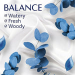 Downy Infusions Balance 24 ounce bottle highlighting 12 weeks of scent