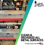 Premium aluminum oxidation remover and streak free metal sealer set