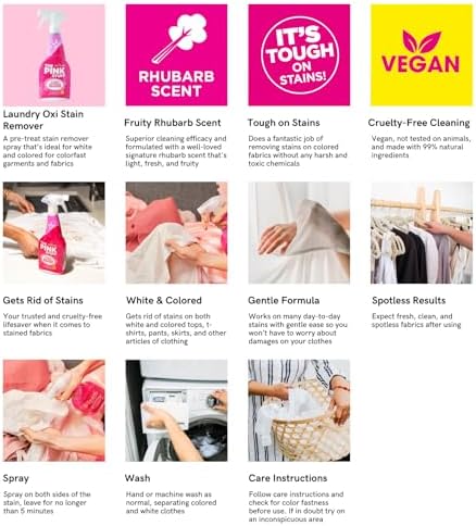 Close up of the spray nozzle and branding for Stardrops Pink Stuff Miracle Laundry