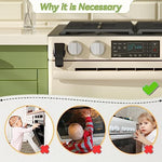 Safelon oven door lock childproofing mechanism details