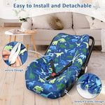 Tanofar infant car seat protective liner showing universal fit design