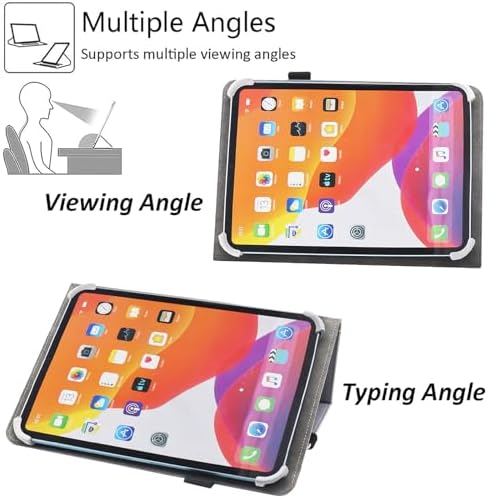 Viclowlpfe protective tablet enclosure showing flexible corner elastic bands