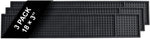 Rubber Bar Mats for Countertop by ProTensils - 18" x 12" Black Bar Mats for Bartending, Bar Service Mat, Home Bar, Coffee Bar Mat Spill Matt (2 Pieces) - Image 9