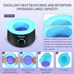 FOCTXI hair removal system with wooden applicator sticks and smart warmer controls