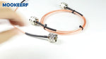 Mookeerf jumper cable connected to SWR meter