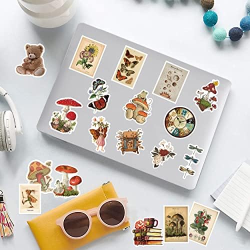 Various waterproof scrapbook journal sticker designs spread out