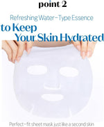 Hydrating water type essence sheet mask for skin redness and irritation relief