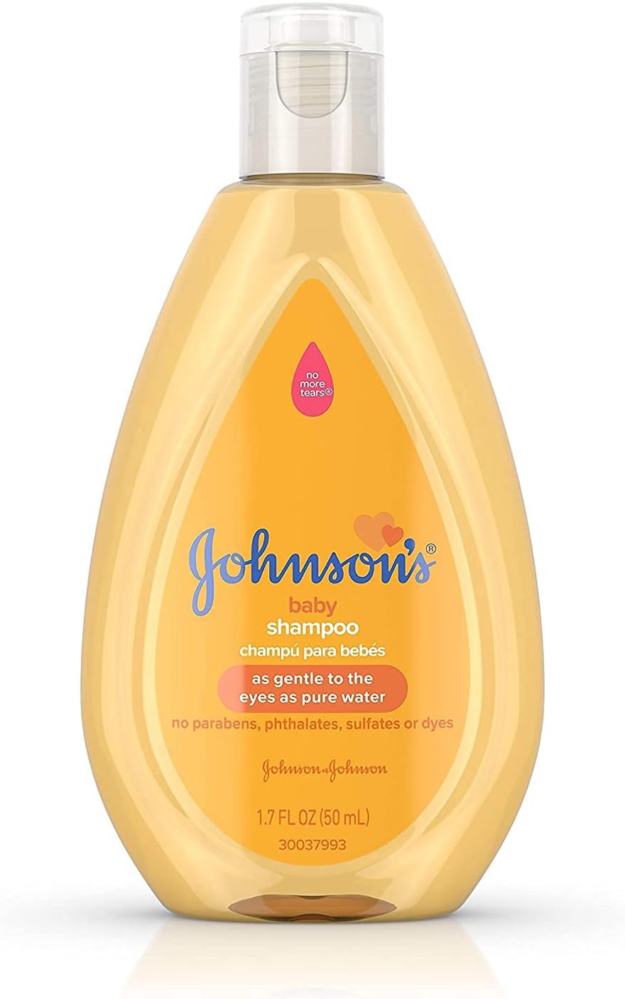 Johnson's Baby Shampoo, Travel Size, 1.5 Ounce (Pack of 3) - Image 1