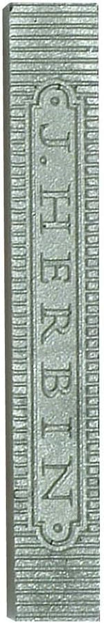 Jacques Herbin supple sealing wax silver front view packaging