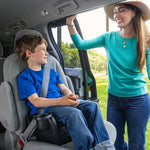 Evenflo GoTime car seat in vehicle installation example