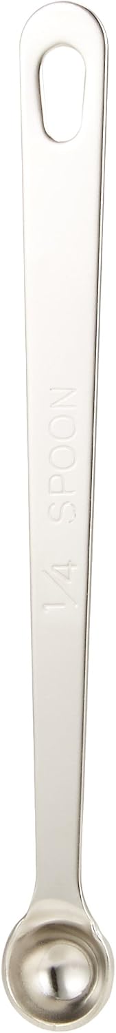 Suke Wada Works stainless steel 1/10 measuring spoon silver handle detail