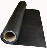 E. James EPDM rubber sheet front view showing solid black finish