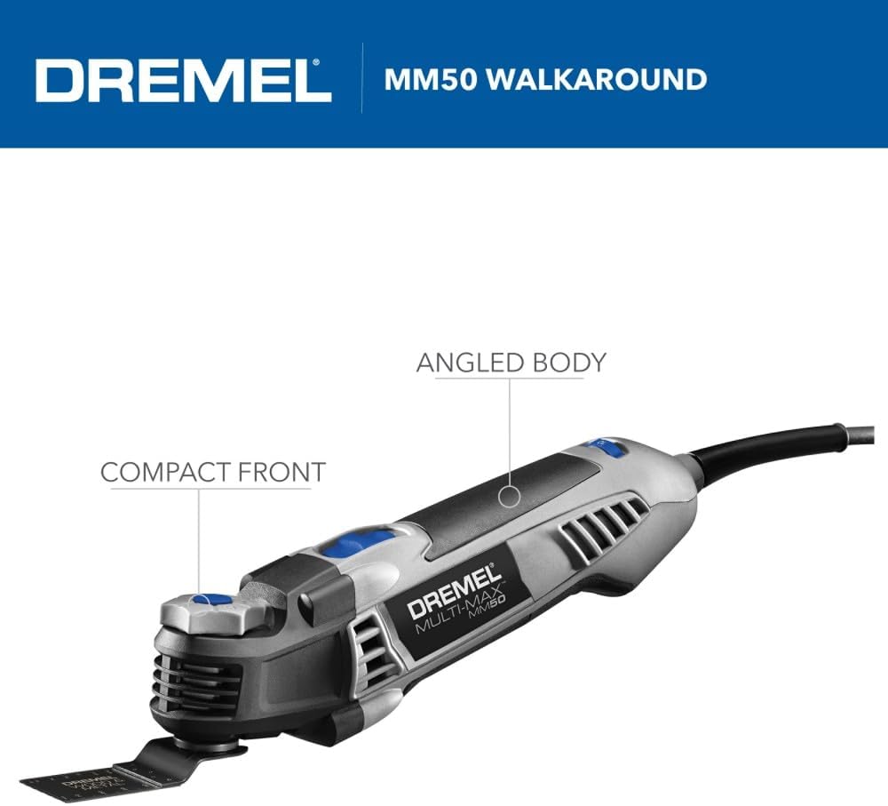 Dremel Multi-Max tool-less blade change mechanism