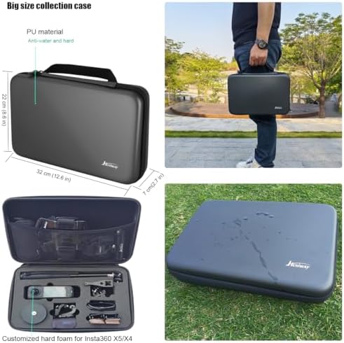 Husiway adhesive curved pads and screen protector pieces for action camera protection