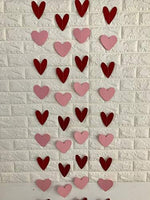 Packaging contents displaying the eight count pre strung romantic garlands flat