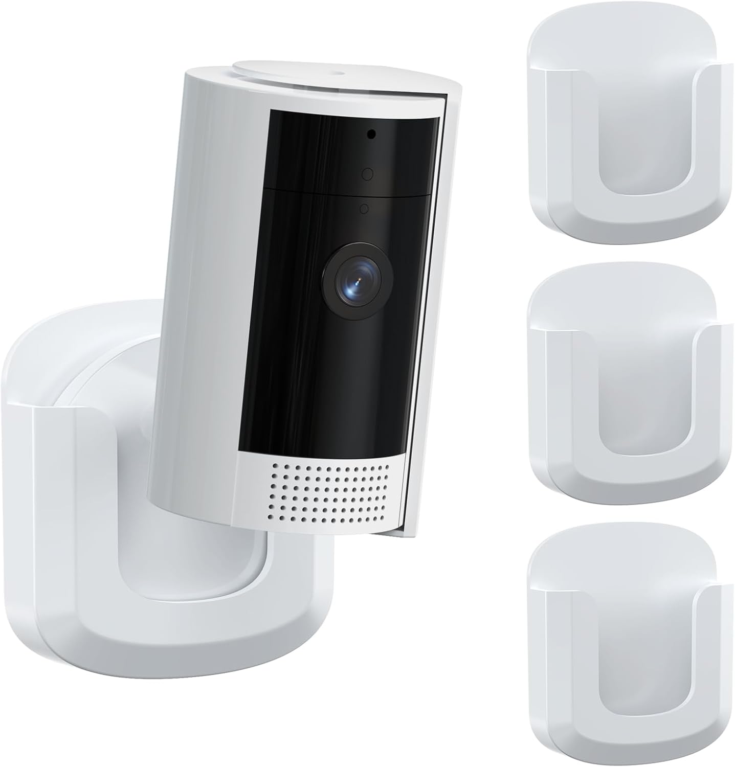 Pefecon Ring Indoor Camera Mount white three pack front view