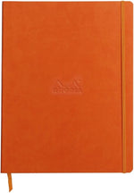 Rhodia Rhodiarama A4+ tangerine soft notebook front view