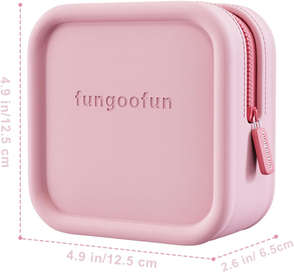 Bueay waterproof square toiletry pouch open view
