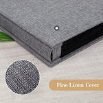 Potricher elegant anniversary memory book side spine showing sturdy binding durability