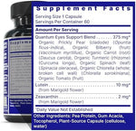 Quantum Nutrition Labs Eye Support bottle with clear label