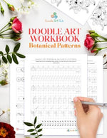 Doodle Art Workbook: Botanical Patterns (Doodle Art Practice Workbooks) - Image 2