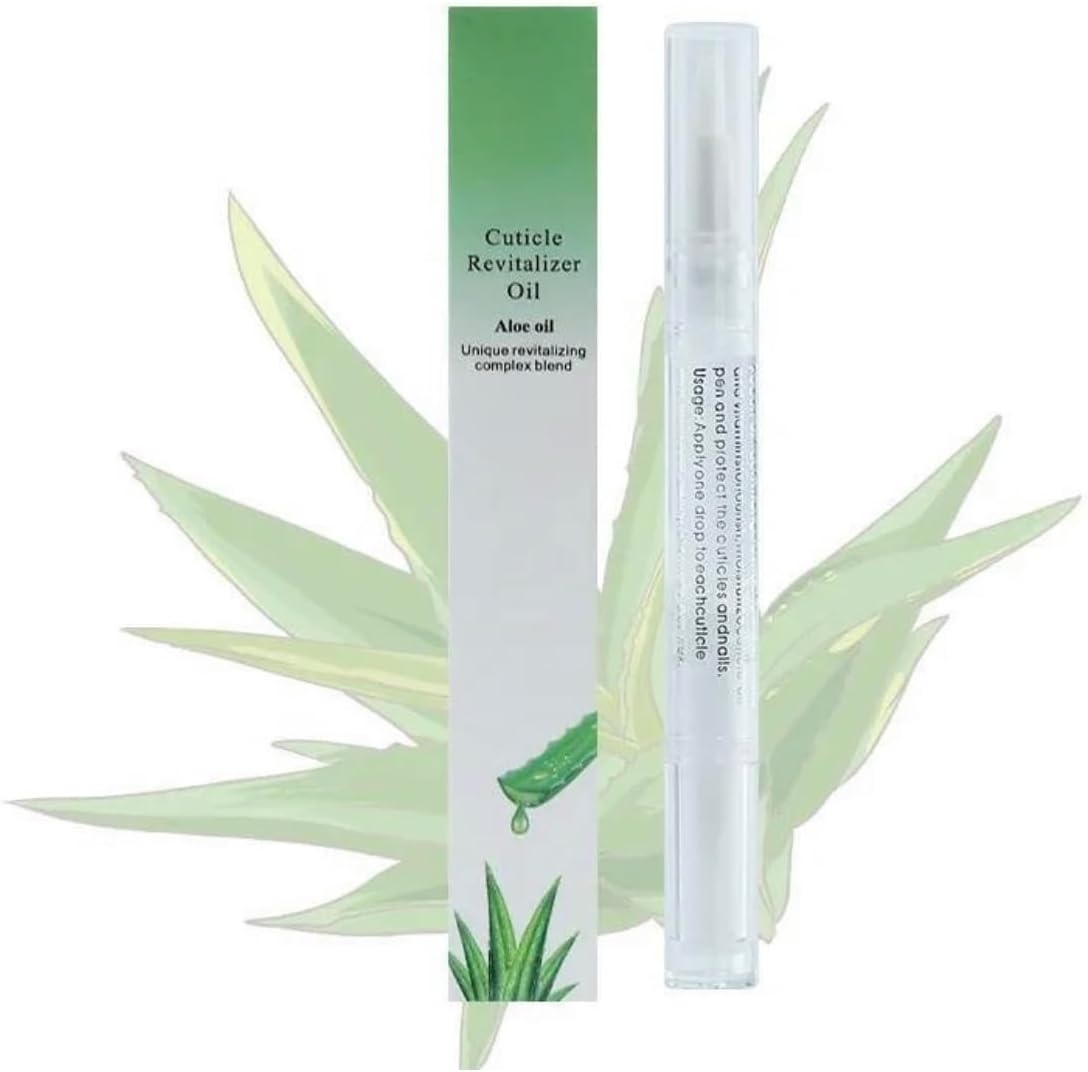 Meschett Cuticle Revitalizer Oil Pen front view showing brush applicator
