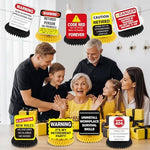 Funny retirement sign saying Retired Person on Premises