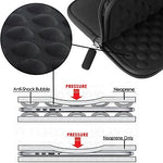 Lacdo protective neoprene electronics sleeve showcasing slim design and zipper line elegance